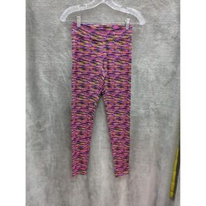 Activewear Leggings Juniors Small Dopamine Vibrant Colorful Space Dye Athleisure